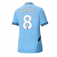 Camisa de Futebol Manchester City Mateo Kovacic #8 Equipamento Principal Mulheres 2024-25 Manga Curta